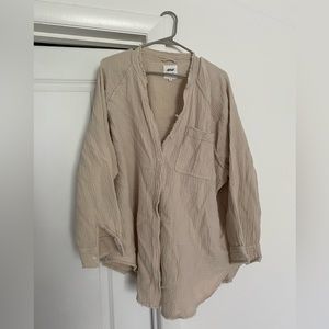 Aerie Oversized Button Up